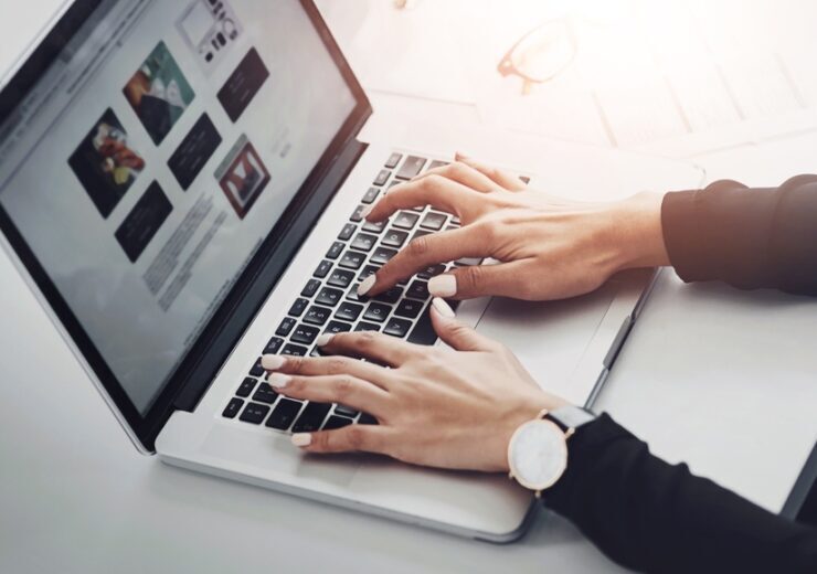 Hands,,Laptop,And,Typing,At,Desk,For,Remote,Work,,Research
