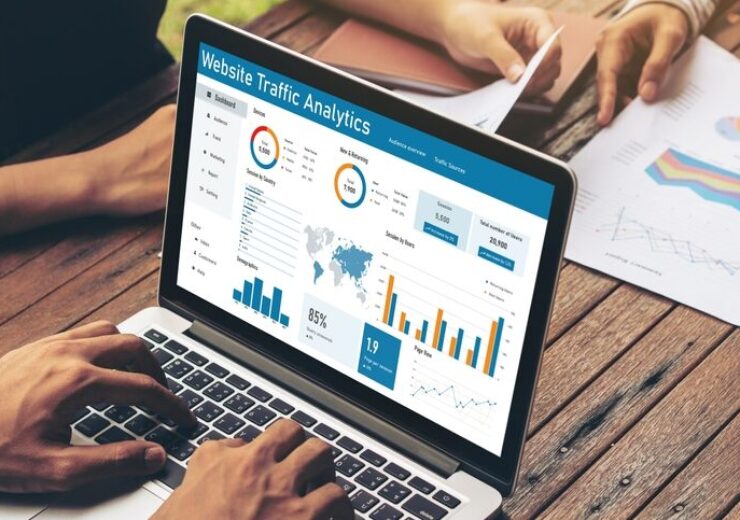Computer,Software,For,Website,Traffic,Analytics,Data,On,Computer,Screen.